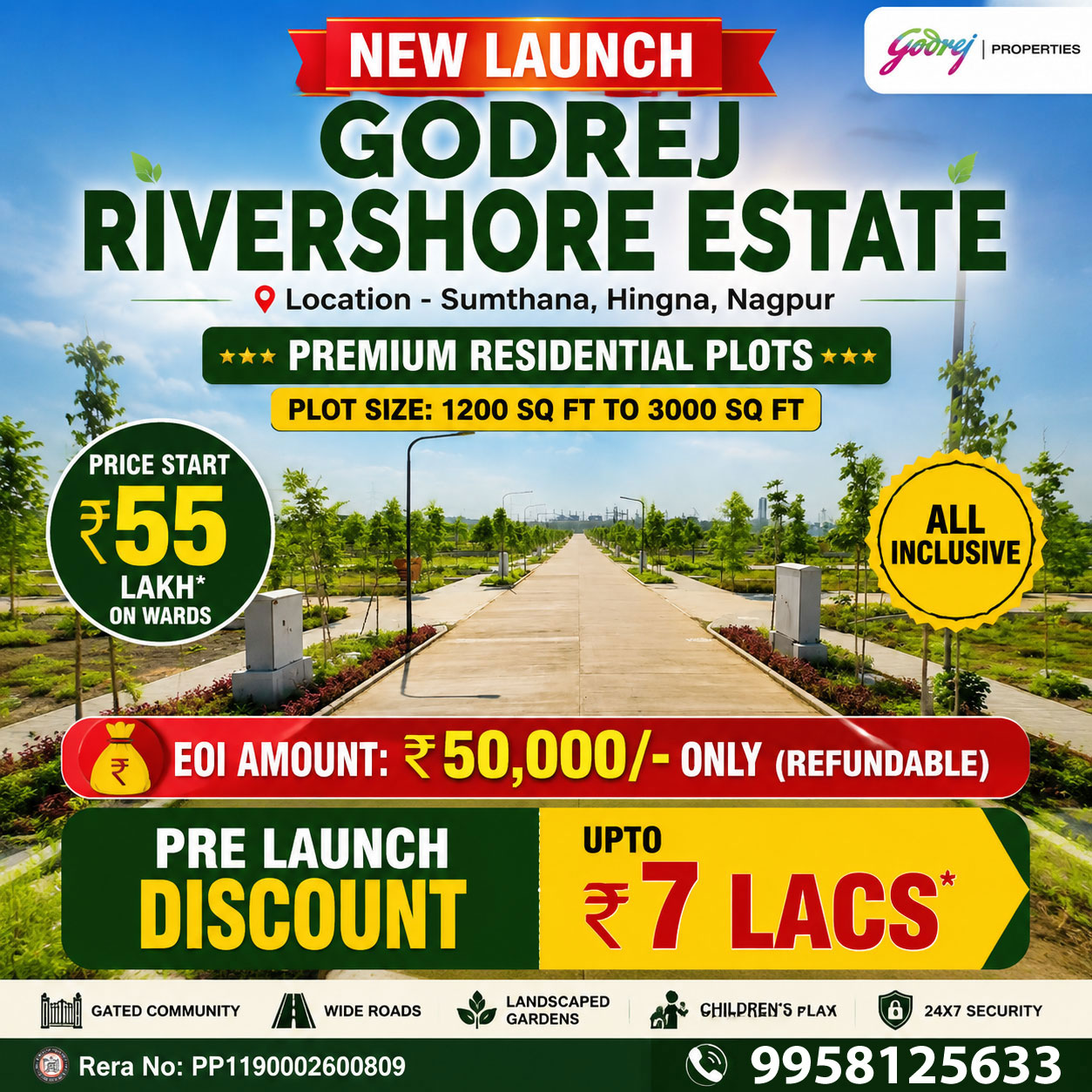 Godrej Rivershore Estate Plots